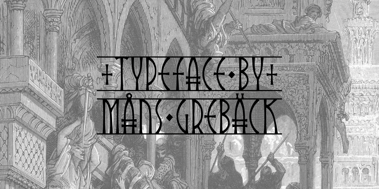 Пример шрифта Angars Runes #2